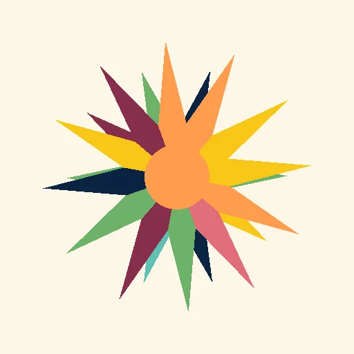 Beginner rangoli using chalk and colour powders