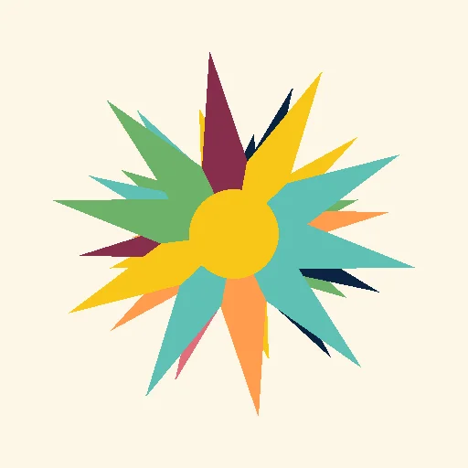 Flower petal rangoli with diyas