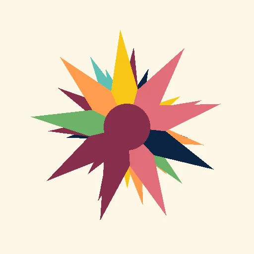 Minimalist geometric rangoli