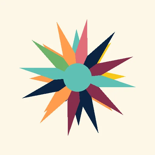 Abstract rangoli design for Diwali